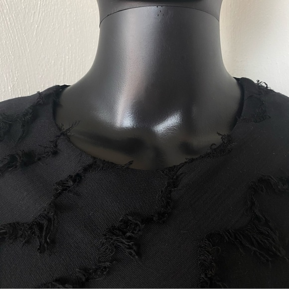Sandro Paris Little Black Cocktail Dress with Sheer Upper Back. Sz 3 - Picture 7 of 16